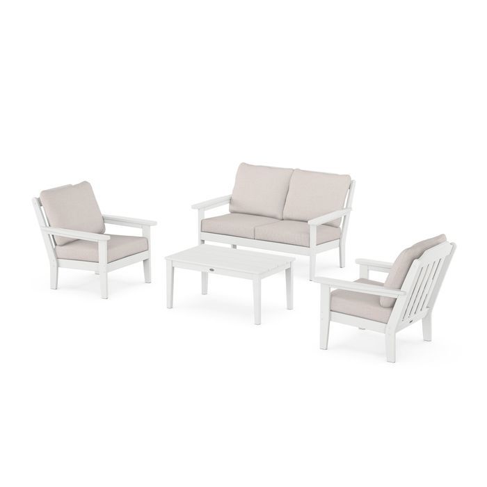 Country Living 4-Piece Deep Seating Set with Loveseat