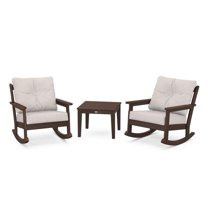 Vineyard 3-Piece Deep Seating Rocking Chair Set