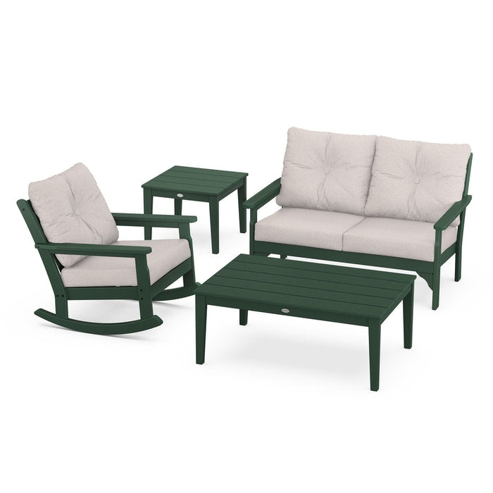 Vineyard 4-Piece Deep Seating Rocking Chair Set