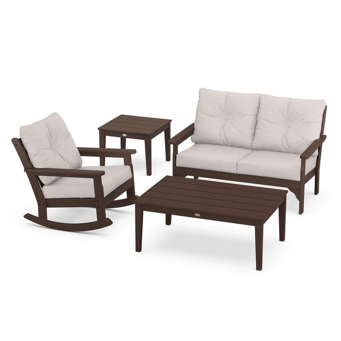 Vineyard 4-Piece Deep Seating Rocking Chair Set