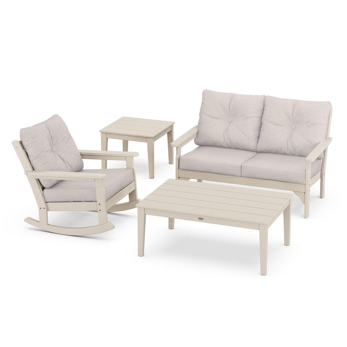 Vineyard 4-Piece Deep Seating Rocking Chair Set