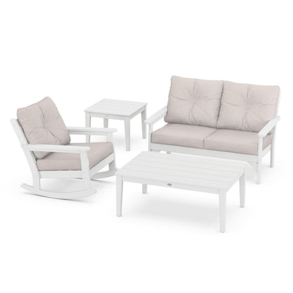 Vineyard 4-Piece Deep Seating Rocking Chair Set