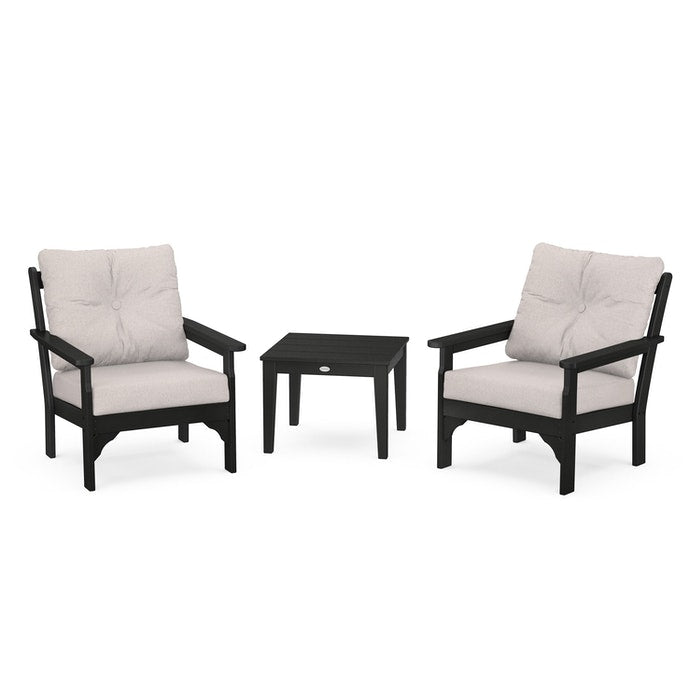 Vineyard 3-Piece Deep Seating Set