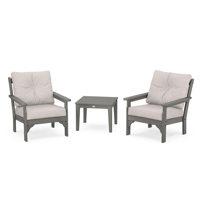 Vineyard 3-Piece Deep Seating Set