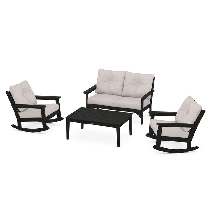 Vineyard 4-Piece Deep Seating Rocking Chair Set