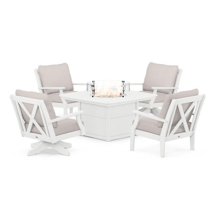 Braxton 5-Piece Deep Seating Set with Fire Table