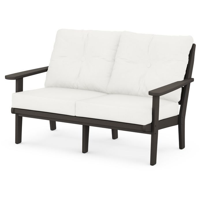 Lakeside Deep Seating Loveseat in Vintage Finish