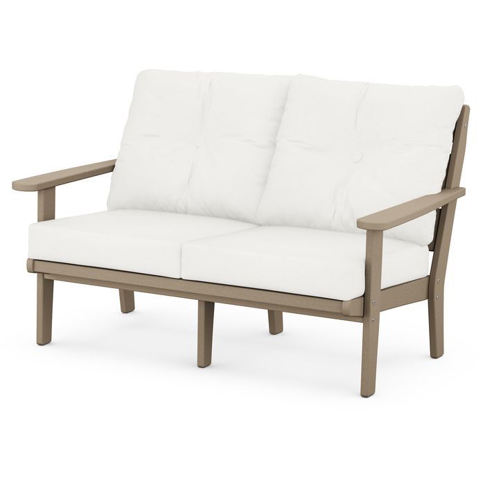 Lakeside Deep Seating Loveseat in Vintage Finish