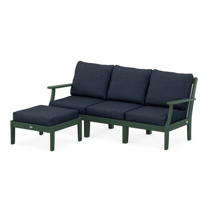 Braxton Modular 4-Piece Deep Seating Set with Ottoman