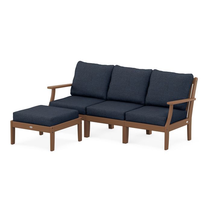 Braxton Modular 4-Piece Deep Seating Set with Ottoman