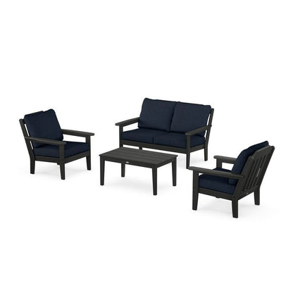 Country Living 4-Piece Deep Seating Set with Loveseat