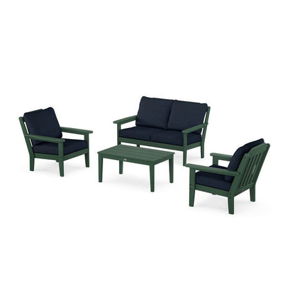 Country Living 4-Piece Deep Seating Set with Loveseat