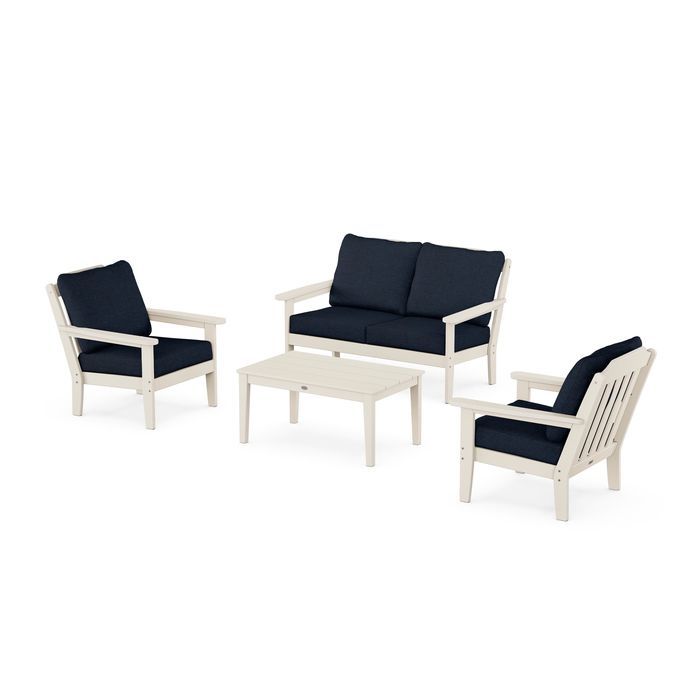 Country Living 4-Piece Deep Seating Set with Loveseat