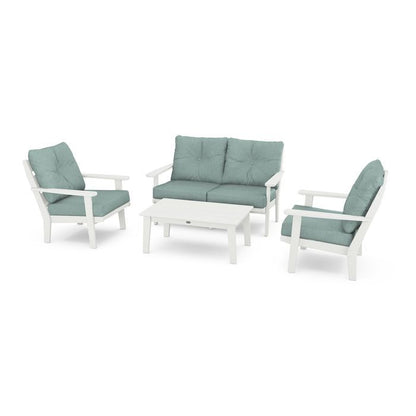 Lakeside 4-Piece Deep Seating Set in Vintage Finish