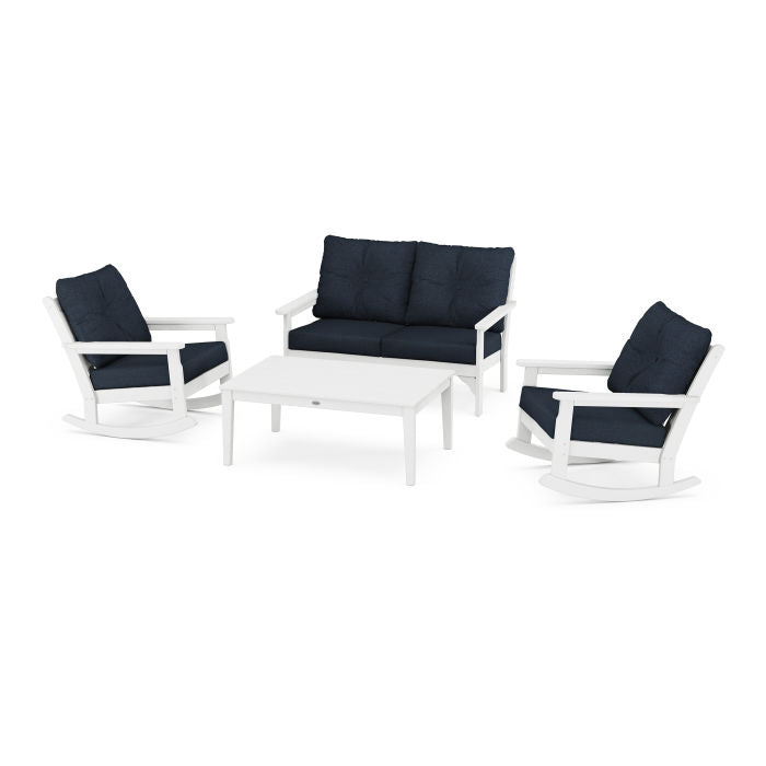 Vineyard 4-Piece Deep Seating Rocking Chair Set