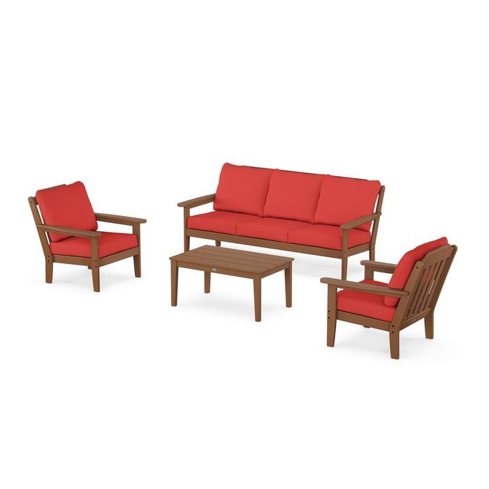Country Living 4-Piece Deep Seating Set with Sofa