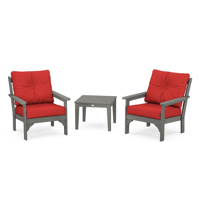 Vineyard 3-Piece Deep Seating Set