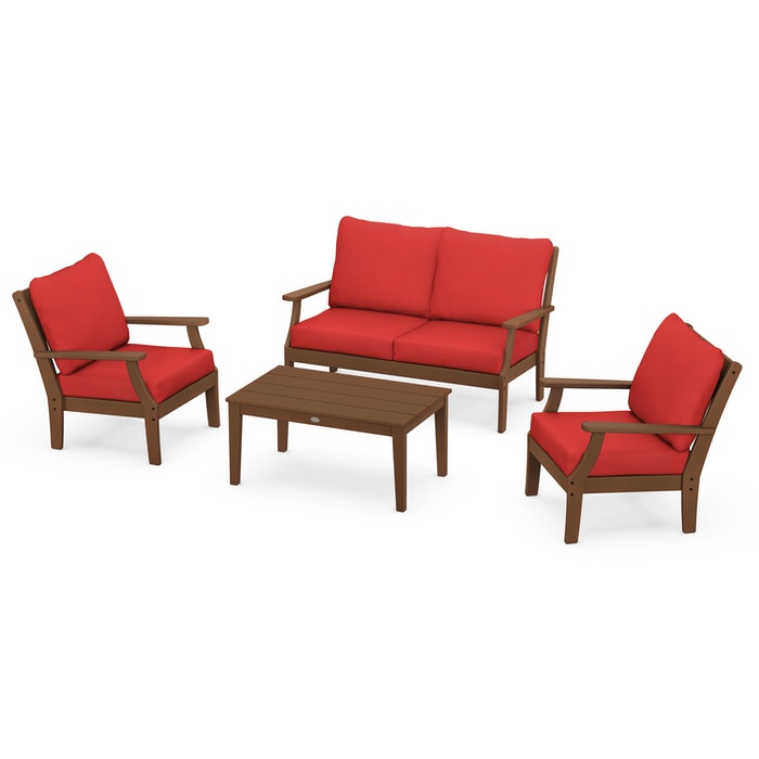 Braxton 4-Piece Deep Seating Chair Set