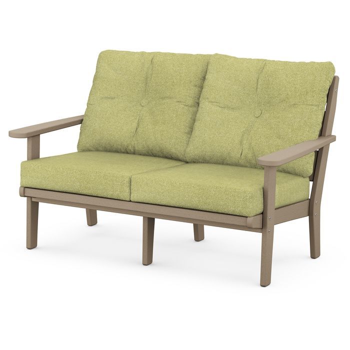 Lakeside Deep Seating Loveseat in Vintage Finish