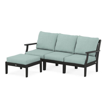 Braxton Modular 4-Piece Deep Seating Set with Ottoman