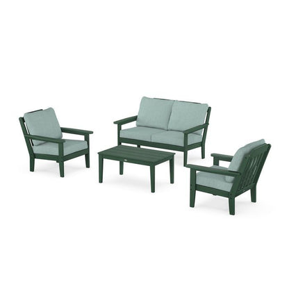 Country Living 4-Piece Deep Seating Set with Loveseat