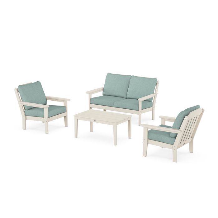 Country Living 4-Piece Deep Seating Set with Loveseat