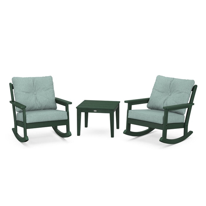 Vineyard 3-Piece Deep Seating Rocking Chair Set