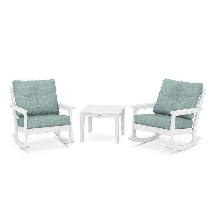 Vineyard 3-Piece Deep Seating Rocking Chair Set