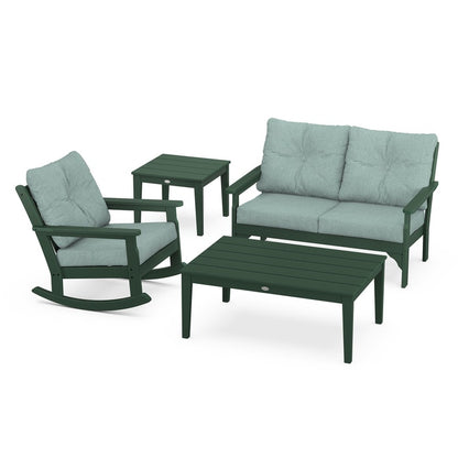 Vineyard 4-Piece Deep Seating Rocking Chair Set