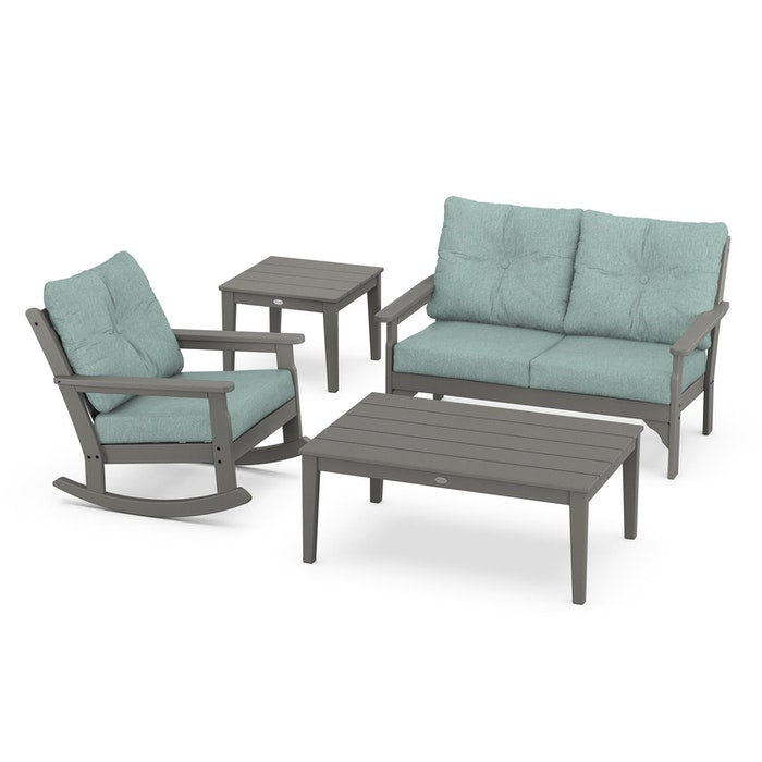 Vineyard 4-Piece Deep Seating Rocking Chair Set
