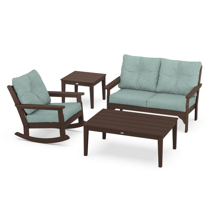 Vineyard 4-Piece Deep Seating Rocking Chair Set