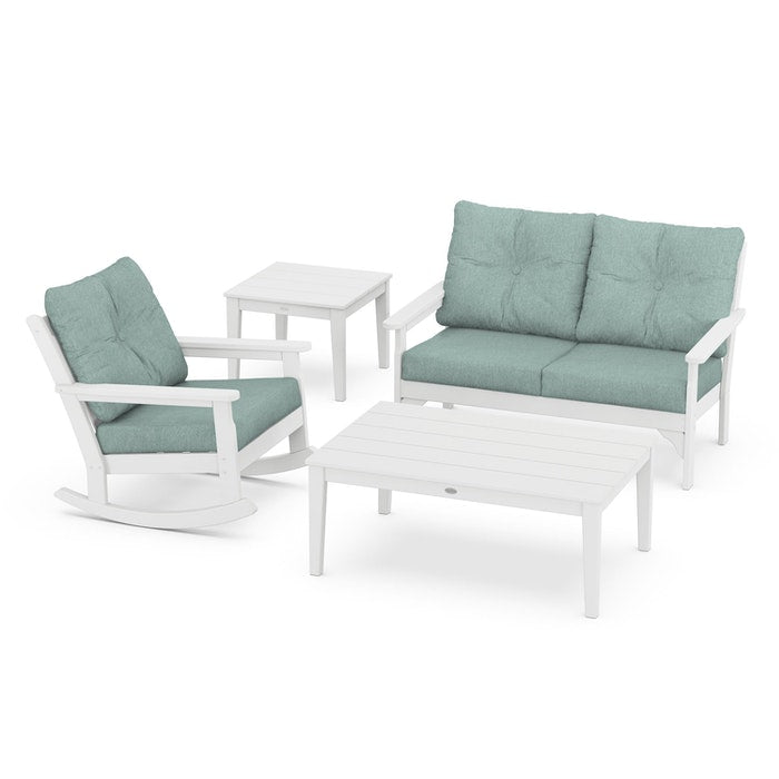 Vineyard 4-Piece Deep Seating Rocking Chair Set