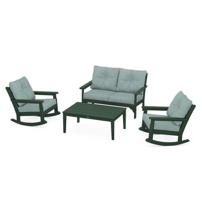 Vineyard 4-Piece Deep Seating Rocking Chair Set