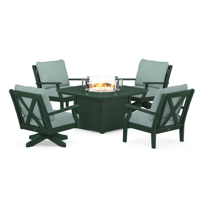 Braxton 5-Piece Deep Seating Set with Fire Table