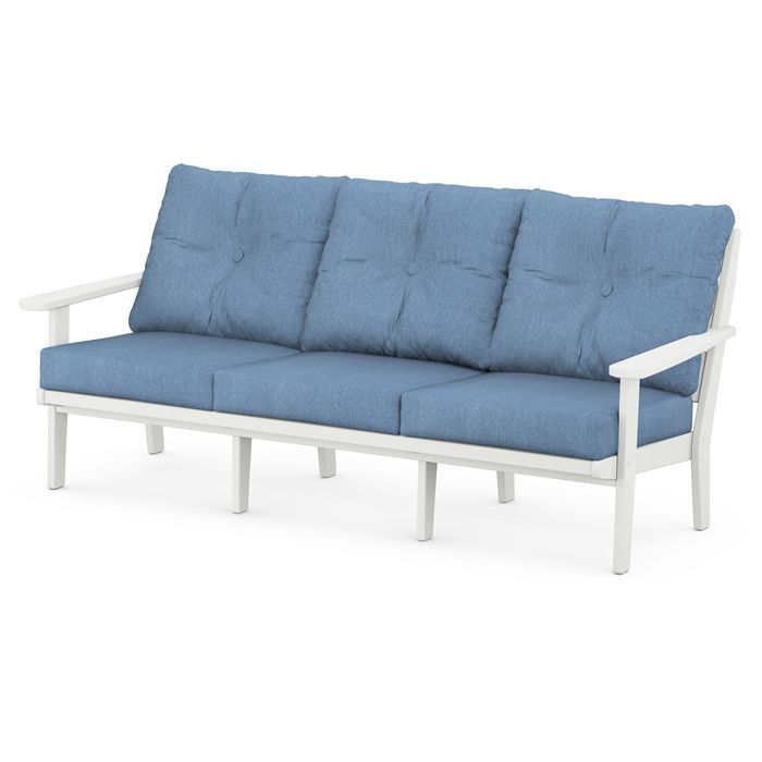 Lakeside Deep Seating Sofa in Vintage Finish