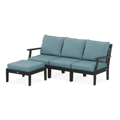 Braxton Modular 4-Piece Deep Seating Set with Ottoman