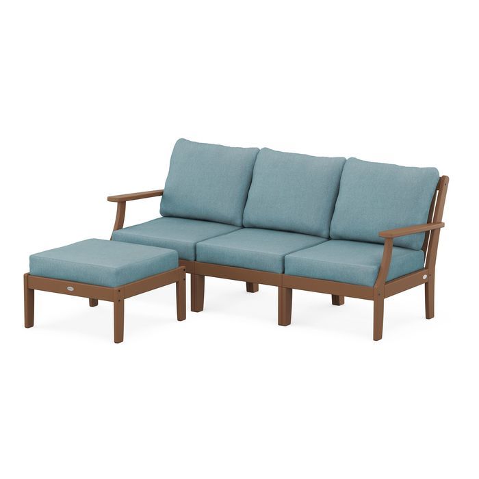 Braxton Modular 4-Piece Deep Seating Set with Ottoman