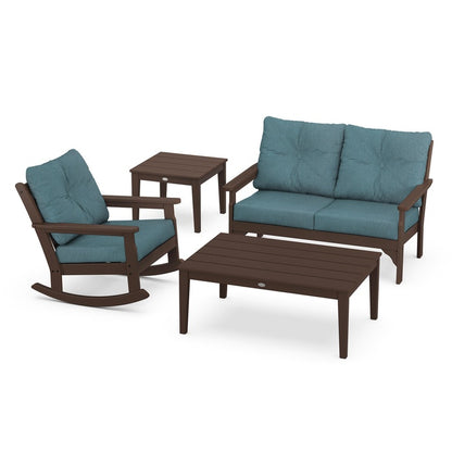 Vineyard 4-Piece Deep Seating Rocking Chair Set
