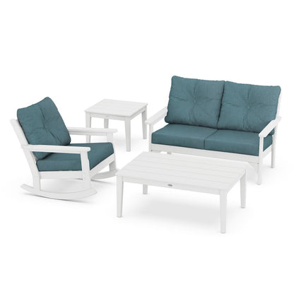 Vineyard 4-Piece Deep Seating Rocking Chair Set