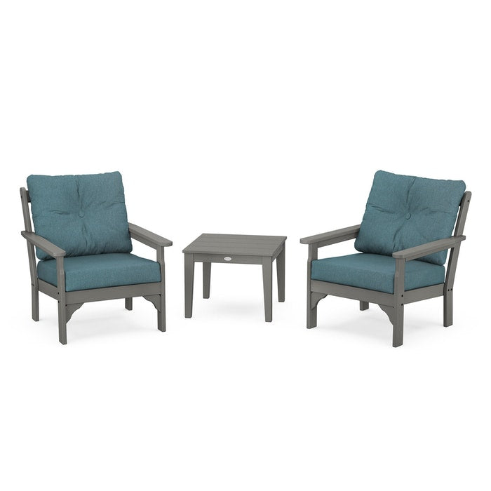 Vineyard 3-Piece Deep Seating Set