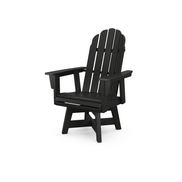 Vineyard Curveback Adirondack Swivel Dining Chair