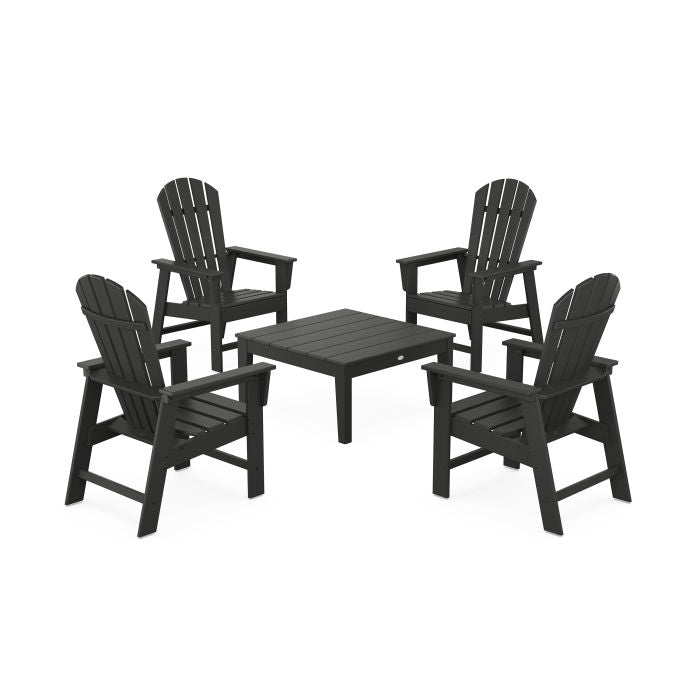 5-Piece South Beach Casual Chair Conversation Set with 36" Conversation Table