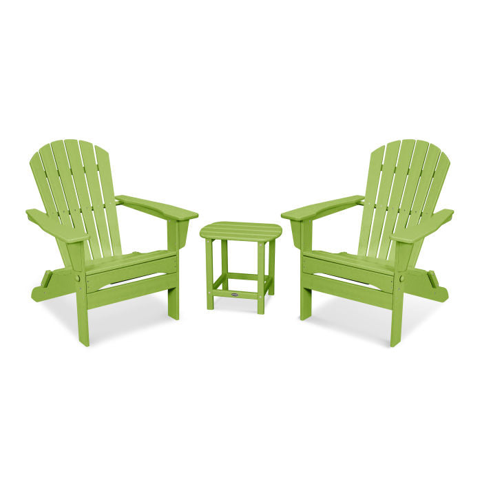 South Beach 3-Piece Folding Adirondack Set