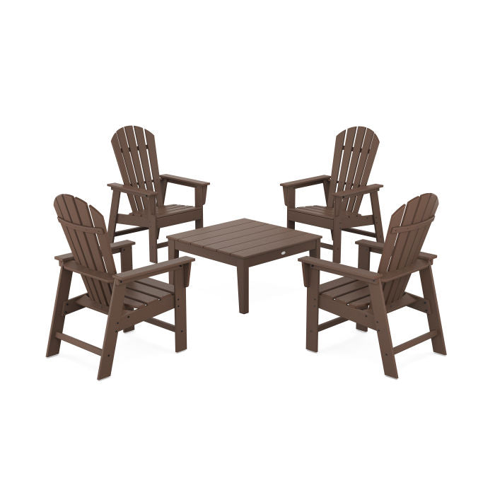 5-Piece South Beach Casual Chair Conversation Set with 36" Conversation Table