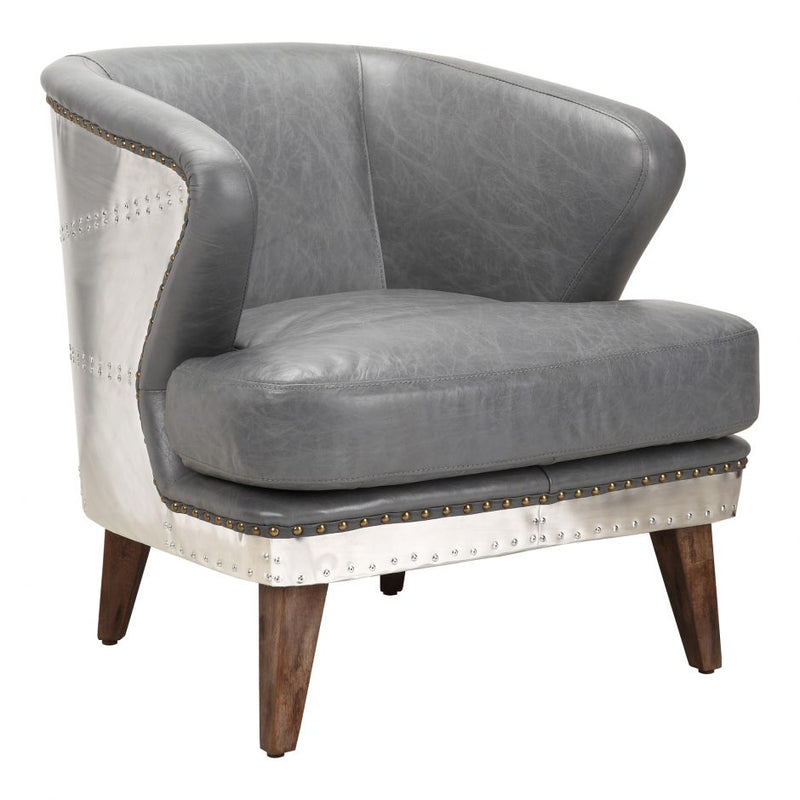 Cambridge Club Chair Antique Grey