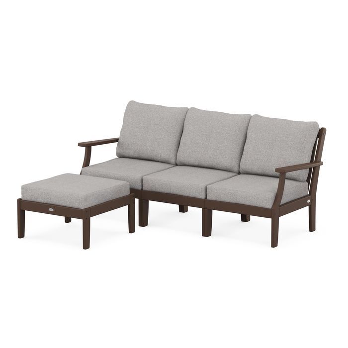 Braxton Modular 4-Piece Deep Seating Set with Ottoman