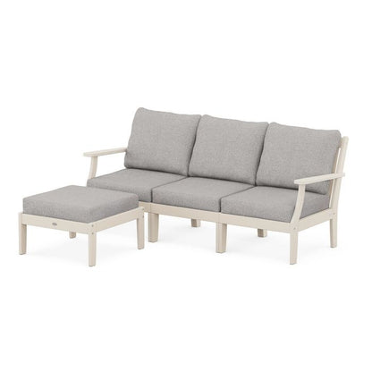 Braxton Modular 4-Piece Deep Seating Set with Ottoman