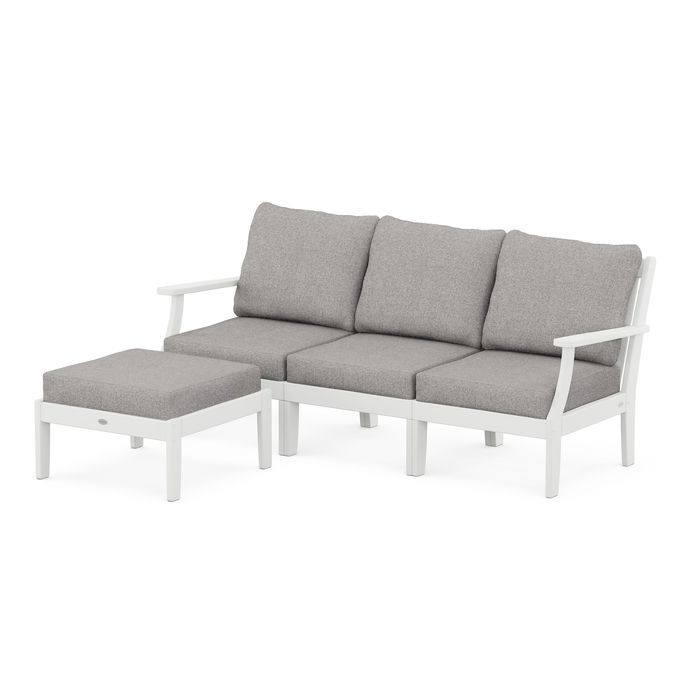Braxton Modular 4-Piece Deep Seating Set with Ottoman
