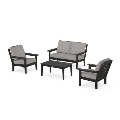 Country Living 4-Piece Deep Seating Set with Loveseat