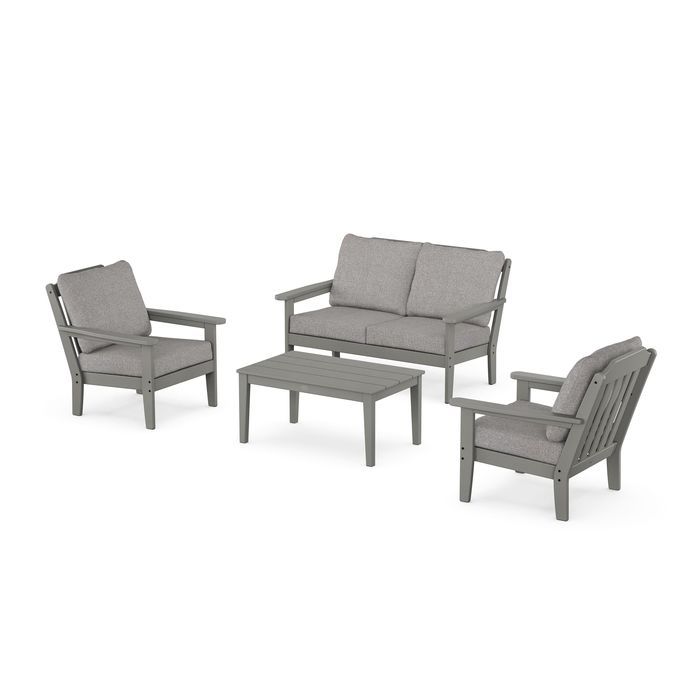 Country Living 4-Piece Deep Seating Set with Loveseat